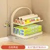 Artefactos de Almacenamiento para Cocina Bolsa para Frutas y Verduras Frescas Estante de Almacenamiento Cubierta de Film Plástico para Gabinete Caja de Almacenamiento Estante para Condimentos de Gabinete