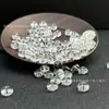 Contas Espaçadoras de Cristal Branco Artificial, Contas de Ábaco, Contas de Roda, Contas Soltas Atacado Pulseiras, Colares DIY, Contas Budistas