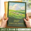 Assistente de Trabalho A4 Agenda 2027 Planejador Diário Calendário de Check-in de Autodisciplina Caderno Personalizável