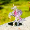 Suministro Transfronterizo de Artesanías de Cristal, Unicornios de Pie, Artículos de Halloween y Navidad, Adornos de Cristal para Sala de Estar y Vestíbulo