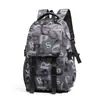 Nova Bolsa de Ombro Duplo Masculina Tendência Ins Legal Grande Capacidade Mochila com Grafite Casual para Estudante Universitário Bolsa Escolar para Aluno do Ensino Fundamental