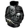 Halloween 2024 Navidad transfronteriza suéter de impresión digital 3D suéter para hombre estampado
