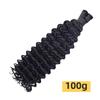 Extensiones de Cabello Trenzado, Rizos Profundos Ondulados, Extensiones de Cabello Real, Modelos Más Vendidos Transfronterizos de Amazon Cabello a Granel