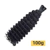Extensiones de Cabello Deep Wave Transfronterizas, Pelucas de Cabello Humano Real, Mechones de Cabello Real, Cabello para Trenzas, Cabello en Paquetes