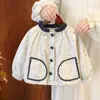 Ropa exterior de primavera para niñas 2026 nuevo estilo infantil moda princesa bebé cárdigan top moderno para la temporada de primavera y otoño