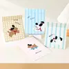 Bao Bao grande desenho animado dobrável papel couro espelho presente estudante espelho de maquiagem textura macia espelho de maquiagem HD