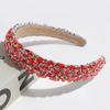 Moda Europea y Americana Barroco Diadema de Diamantes Completa Accesorios para el Cabello Lujo Ligero Precioso Sensación de Alta Gama Tocado para Banquete Personalidad Diadema para Moño