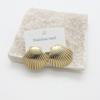 Brincos Estilo Europeu e Americano Moda Normcore Estilo Doce e Cool Personalizados High-End Aço Inoxidável Transfronteiriço Brincos Geométricos para Mulheres
