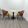 Nueva Mesa Alta Redonda Fija Negra Pequeña y Estable para el Hogar Casual Mesa de Bar Mesa de Bar Red Alta de Reunión