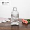 Juego de Jarrones de Vidrio Transparente de Lujo Ligero con un Toque de Alta Gama para Arreglos Florales, Jarrón de Vidrio Hidropónico Decoración de Escritorio