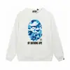 Sudadera Camuflada de Marca de Moda Transfronteriza de Comercio Exterior para Hombre Otoño e Invierno Manga Larga Estampado de Letras Holgada Cuello Redondo Pulóver Top Casual