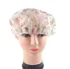 Gorro de ducha grueso, impermeable, de doble capa, para cocina, negro de humo, para mujer