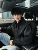Chaqueta de Cuero Estilo Americano para Hombre, Nueva Temporada Primavera y Otoño 2026, Vintage Fresca de Motociclista, Chaqueta de Piel Sintética PU Moderna
