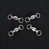 Conector de dos anillos de soldadura con rodamiento giratorio para diversos tipos de aparejos de pesca, pequeños accesorios, fabricantes de aparejos de pesca al por mayor