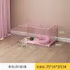 Gaiola Villa para Gatos de Estimação Doméstica Interna Espaço Super Amplo Suprimentos para Gatos Gaiola Pequena para Caixa de Areia