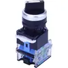 Interruptor de botão giratório de loja de 13 anos LA38-11X2 duas velocidades aberto seleção positiva e negativa interruptor rotativo de travamento automático de três velocidades 22mm