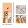 Suministro Exclusivo Transfronterizo de Temu Amazon Shein de Funda Decorativa de Puerta de Habitación Elástica de una Pieza, Cubierta de Puerta con Temática de Animales Fácil de Instalar