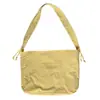 Bolso Bandolera de Estilo Coreano Ins con Pliegues y Cordón Ajustable, de un Solo Hombro, Cruzado, Gran Capacidad, Nube, Color Puro, Simple, para Viajar, Compras, para Mujer