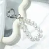 Ventas Directas de Fábrica Llavero Colgante de Perla Artificial DIY Joyería Simple de Perla Accesorios para Bolsas Adornos Colgantes Creativos Accesorios