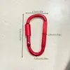 Mayorista Fabricante Mosquetón Tipo 8Cm de Alta Calidad Engrosado con Bloqueo Gancho Rápido Hebilla de Tuerca Hebilla Colgante Mochila de Aleación de Aluminio