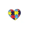 Broche de Rompecabezas con Parches Irregulares de Bloques de Color de Nuevo Estilo Más Vendido Transfronterizo, Accesorio de Broche Conmemorativo para la Concientización sobre el Autismo