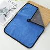 Toalla para lavar autos engrosada de doble cara de secado rápido paño para toalla de coche absorbente vellón coral toalla de limpieza venta al por mayor logo