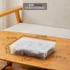 Caixa de armazenamento de remédios para banho de pés, bolsa de remédios, caixa de armazenamento transparente, caixa de plástico para armazenamento de artigos diversos para sala de estar e cabeceira