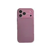 Capa Líquida Fosca Que se Transforma em Segundos, Adequada para iPhone 17 Pro, Apple 16 Pro com Janela Grande, 15 Pro Cor Sólida, 14 Pro
