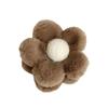 Horquilla de pelo con forma de flor de peluche para mujer, estilo 2024, con forma de tiburón, de alta gama
