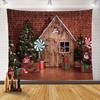 Amazon gran oferta Navidad tela colgante decoración hogar sala de estar habitación tapiz tela de fondo para fiesta de Navidad