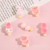 Mini acessórios de resina de desenho animado tamanho pequeno cola de creme grampo de cabelo diy arte de unhas capa de celular material artesanal patch atacado
