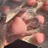 1 pieza - Fresita Transparente Linda Squishy Duradera Alivio del Estrés Apriete Ideal para Cesta de Pascua Fiesta Día de San Valentín Regalos de Festival