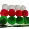 Em Estoque Chapéu Cachecol Pingente de Lã com Pom-Pom Extra Grande de 6,5cm com Fivela de Argola Bola de Mirtilo Bola de Fio Fino