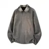 Novedades de Primavera Sudadera para Hombre Reto Cuadros Patchwork Versátil Moderna Marca Estilo Little Coco Manga Larga Pullover Estilo Perezoso Casual