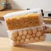 Portahuevos Rectangular para Refrigerador Caja de Almacenamiento para Puerta Lateral Caja de Almacenamiento de Huevos Caja para Mantener Fresco Charola para Huevos Compartimento para Huevos de Refrigerador