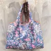 Bolsa de compras ecológica grande Nezha plegable portátil para comestibles fuerte y duradera moda de dibujos animados gran capacidad