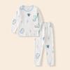 Conjunto de Ropa y Pantalones de Otoño para Mujer Algodón Puro Sin Costuras Niñas Clase A Ropa Interior Térmica para Niños Niños Niños Pijamas de Algodón