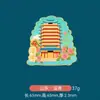 Imán de Refrigerador Metálico de la Ciudad de Shandong Atracciones Turísticas Taishan Manantial Baotu Regalos Conmemorativos Culturales y Creativos En Stock Listo Regalos