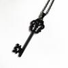 Hot Cross Border Key Necklace-Colar de chave retrô antigo de cobre preto-Colar de chave Venda direta da fábrica