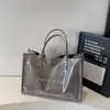 Bolsas de Tote de Color Sólido Personalizadas con Estampado de Letras de la Fábrica de Origen, Estilo Transfronterizo de Moda, Bolsos de Mano de Verano para Mujer Más Vendidos