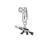 Popular de Europa y América, piercing de ombligo de pistola incrustado con diamantes, aro de ombligo sin perforación, joyería de piercing personalizada, venta al por mayor transfronteriza Amazon