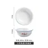 Palangana casera antigua palangana de azulejo de cerámica amasado de masa con tapa palangana de porcelana loza secado al sol amasado de salsa masa palangana de fermentación de cocina levado de masa