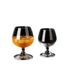 Juego de Copas de Vino de Cristal Copas de Brandy Copa de Vino Blanco para el Hogar Copa de Whisky Engrosada Copa Alta para Vino Tinto