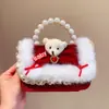 Bolsa Roja de Año Nuevo para Niños, Lindo Bolso de Mano para Niña, Saludos de Año Nuevo, Cartera de Suerte Festiva para Regalo, Bolso Cruzado