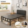 Cama Plegable para el Hogar de Uso Individual o Doble, Adecuada para Siestas Vespertinas, Cama de Tabla Dura Ensanchada, Cama Plegable Ligera de Hierro