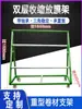 Estante de Película Termoencogible Multicapa Soporte para Rollos de Materiales de Alta Resistencia Carrito de Volteo para Puertas y Ventanas Estante para Tejidos de Empaque de Película Plástica