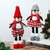 Decoraciones Navideñas Nuevas Transfronterizas Muñeco de Pingüino de Pie Adornos de Enano Muñeco Iluminado Telescópico Muñeco