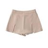 Falda de traje sexy de doble abertura para chica caliente, nueva falda de cintura alta anti-caminar de verano para mujer, falda de chica caliente