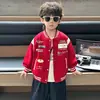 Chaqueta de Béisbol de Primavera y Otoño para Niños 2026 Nuevo Estilo Niños Versión Coreana Fresca Atractiva Superior Chaqueta para Bebé Niño Moderna