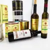 Rótulos de vinho de vinil à prova d'água com textura especial personalizada, adesivos de folha de cobre UV em relevo, adequados para vinho